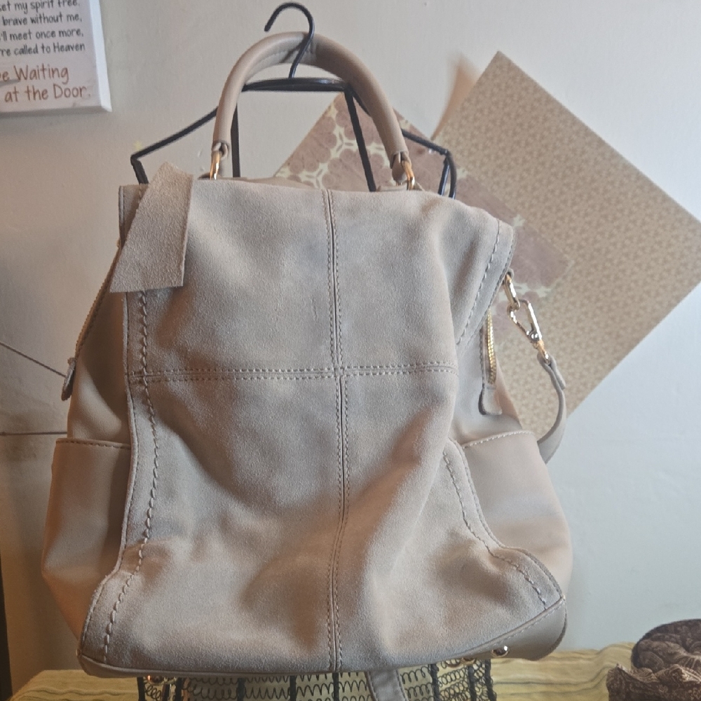 Moda Luxe Elegant Beige Tote